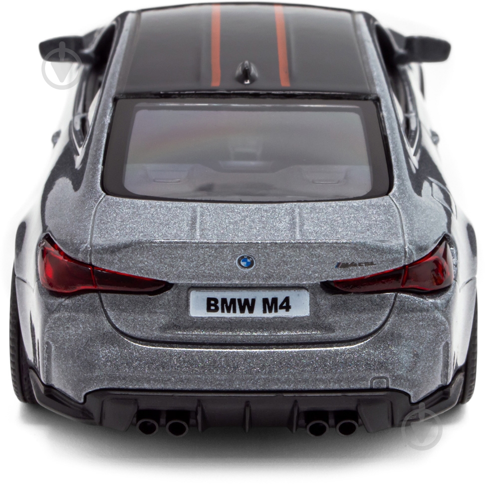 Автомодель TechnoDrive 1:43 BMW M4 CSL 2023 сірий 250436U - фото 3