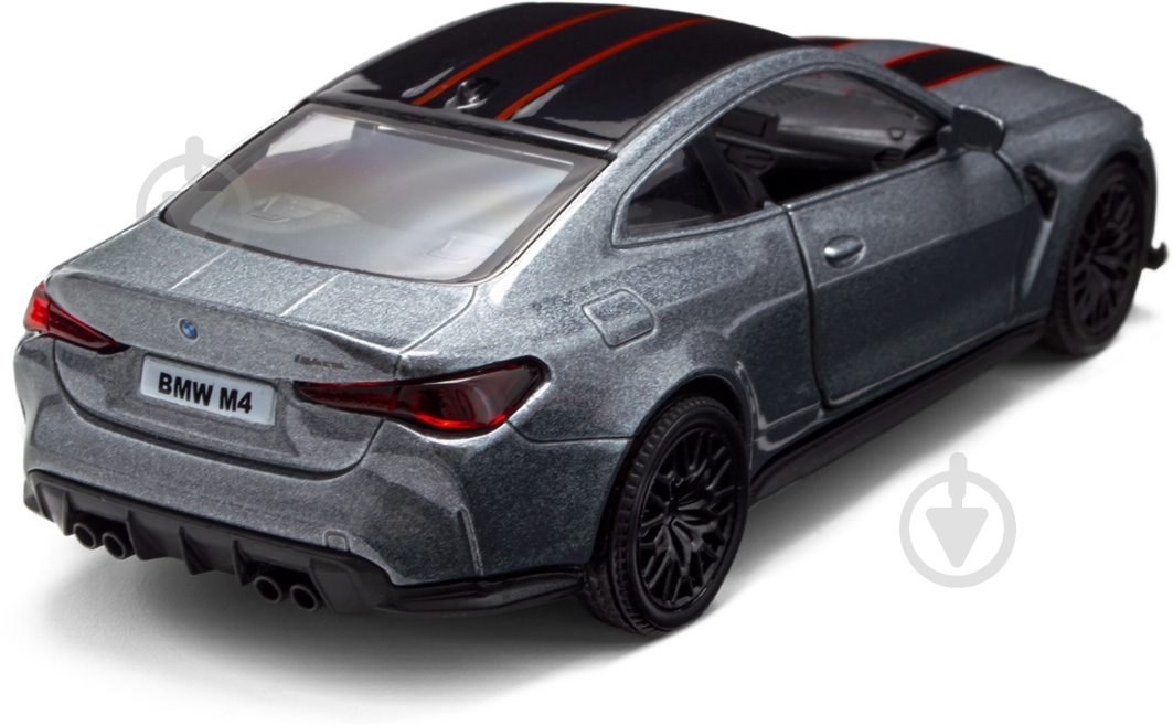 Автомодель TechnoDrive 1:43 BMW M4 CSL 2023 сірий 250436U - фото 5