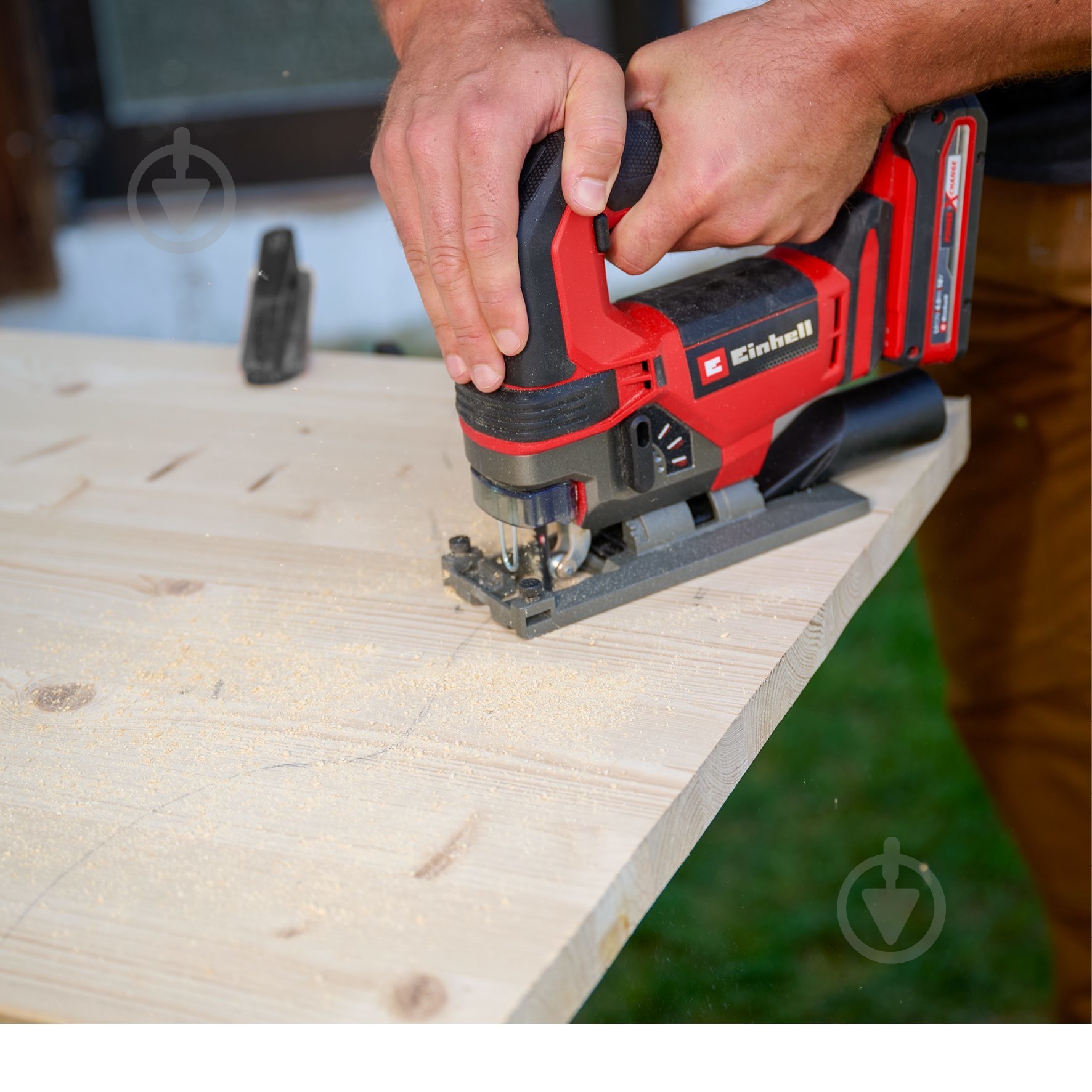 Электролобзик Einhell аккумуляторный PXC TE-JS 18/100 Li - Solo 4321270 - фото 6
