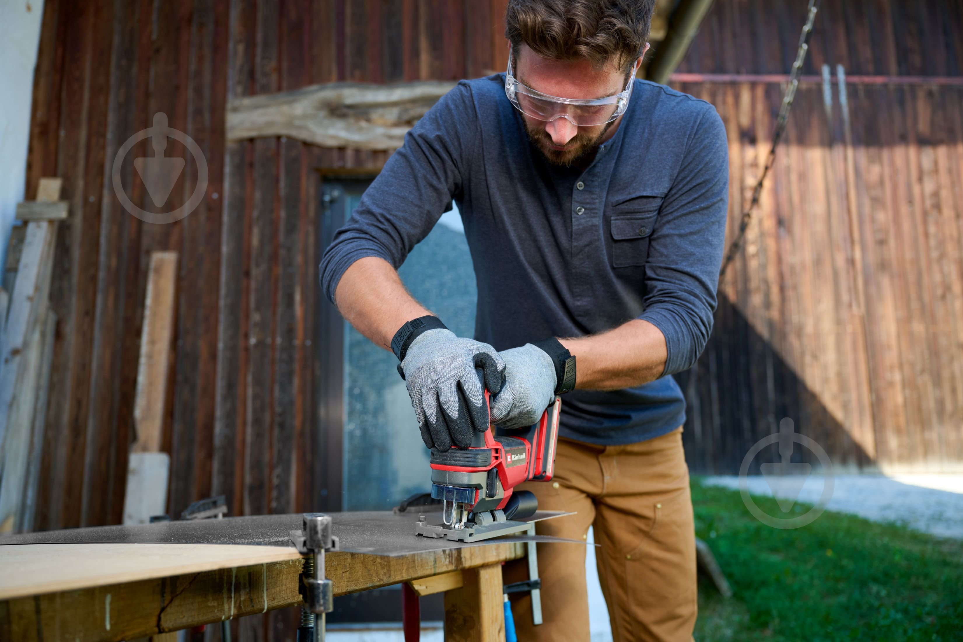 Электролобзик Einhell аккумуляторный PXC TE-JS 18/100 Li - Solo 4321270 - фото 4