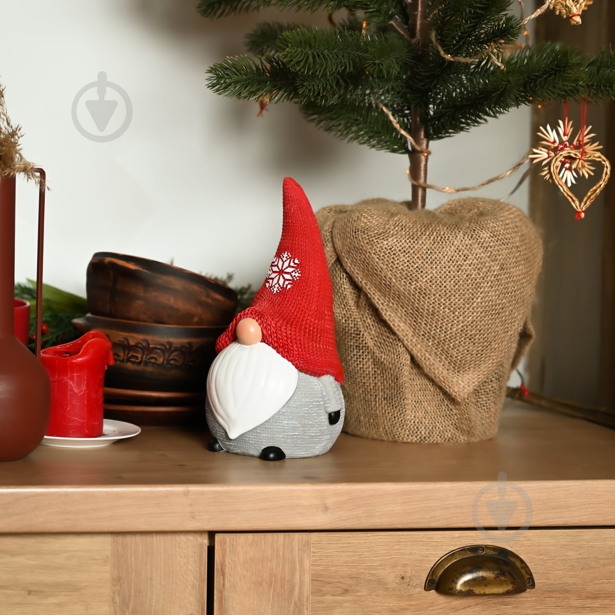 Статуэтка МВМ MY HOME Гном DH-ST-32 RED/WHITE - фото 10