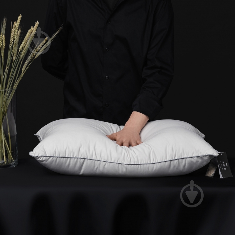 Подушка №1006 Silver Cloud Thinsulate м’яка MirSon 40x60 см білий - фото 5 Подушка №1006 Silver Cloud Thinsulate м’яка MirSon 40x60 см білий - фото 5