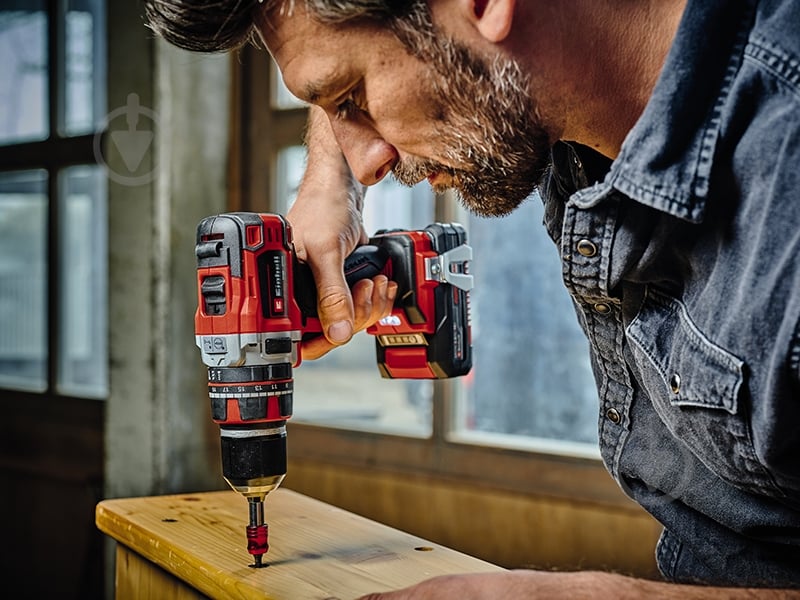 Шуруповерт ударний акумуляторний Einhell безщітковий PXC TP-CD 18/50 Li-i BL (2x2.0 Ah) 4513940 - фото 4