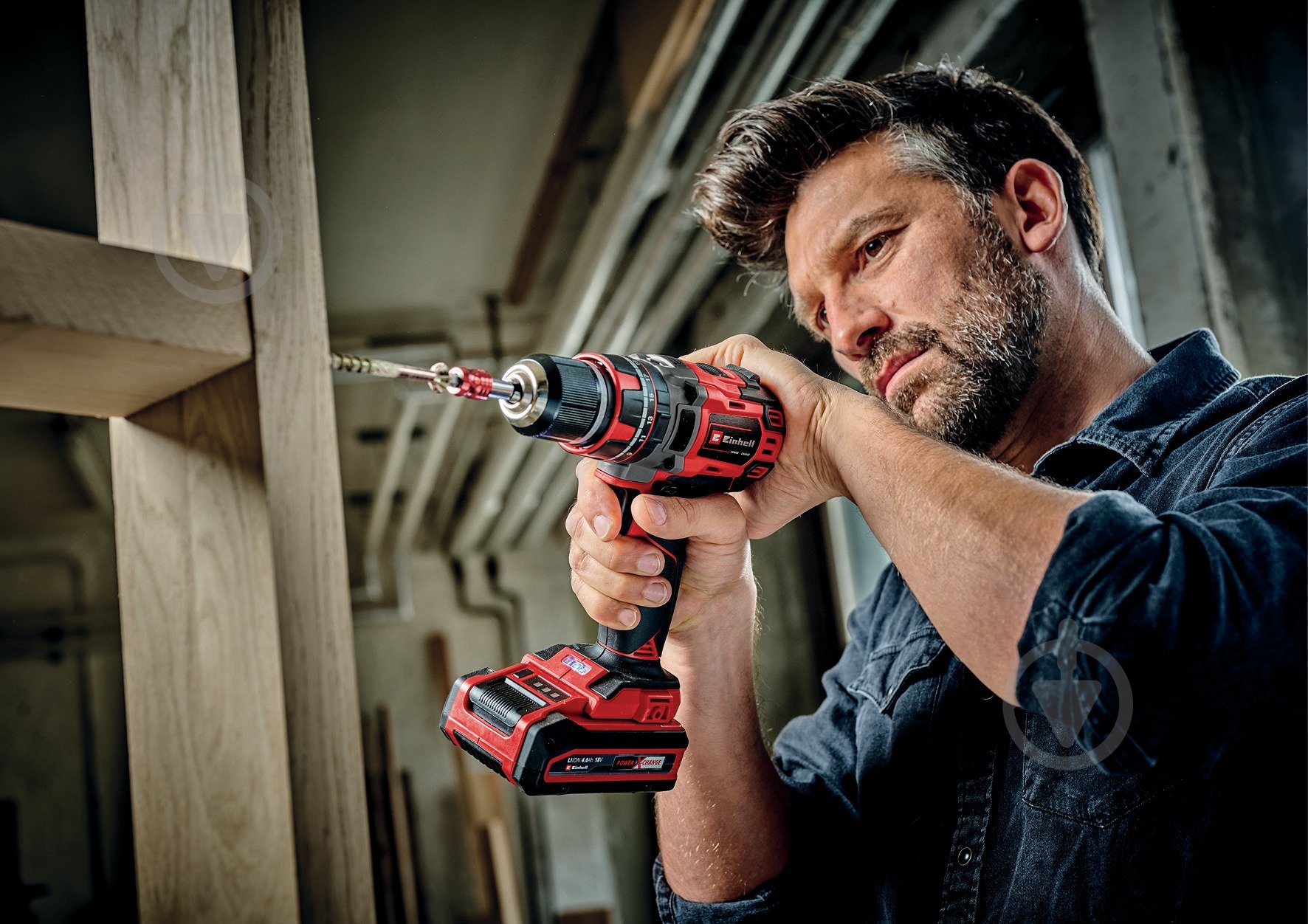 Шуруповерт ударний акумуляторний Einhell безщітковий PXC TP-CD 18/50 Li-i BL (2x2.0 Ah) 4513940 - фото 6