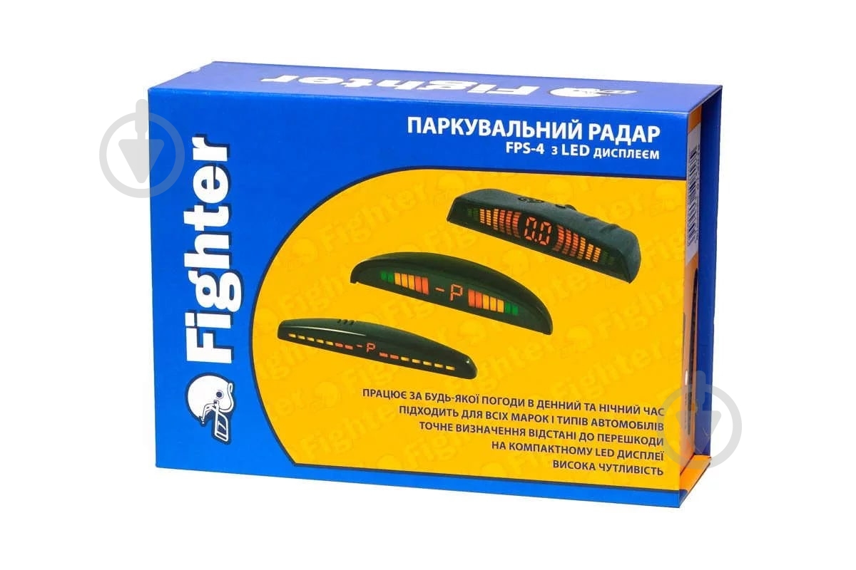 Парковочный радар Fighter FPS-4A Silver - фото 5 Парковочный радар Fighter FPS-4A Silver - фото 5