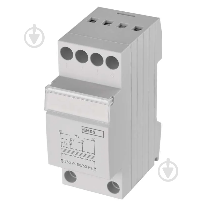 Трансформатор звонка Emos 8/12/24 V белый P57000TR - фото 2