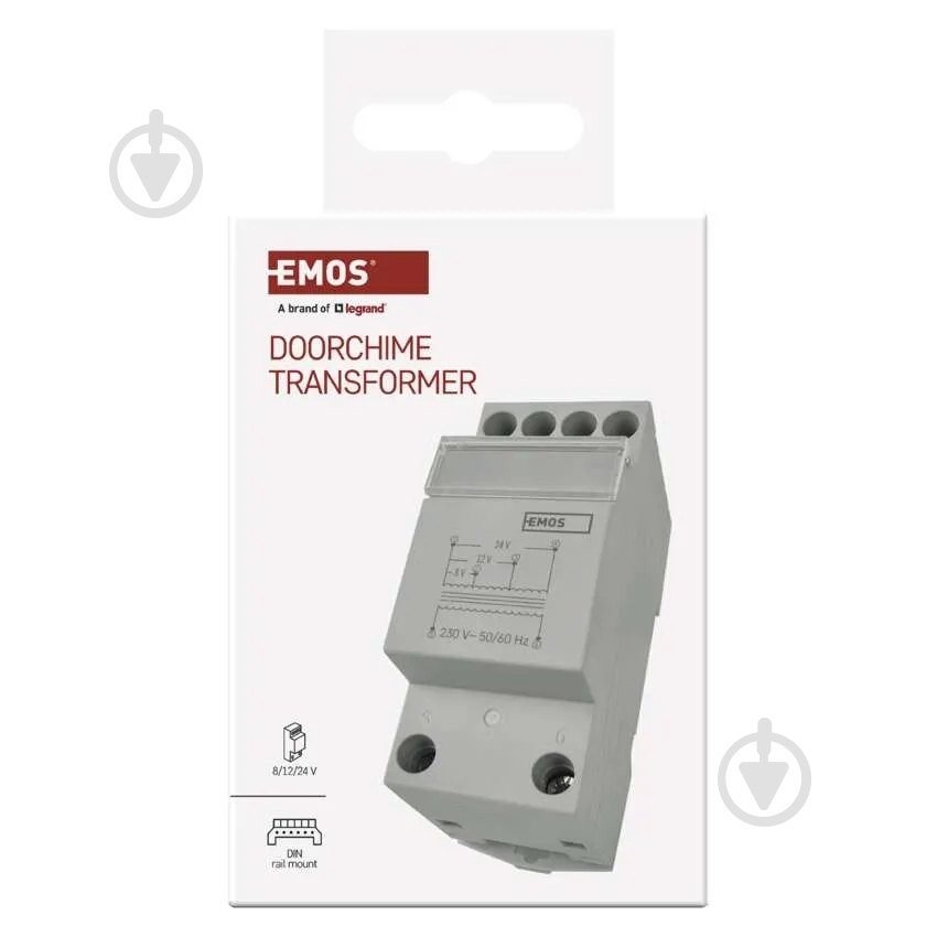 Трансформатор звонка Emos 8/12/24 V белый P57000TR - фото 8