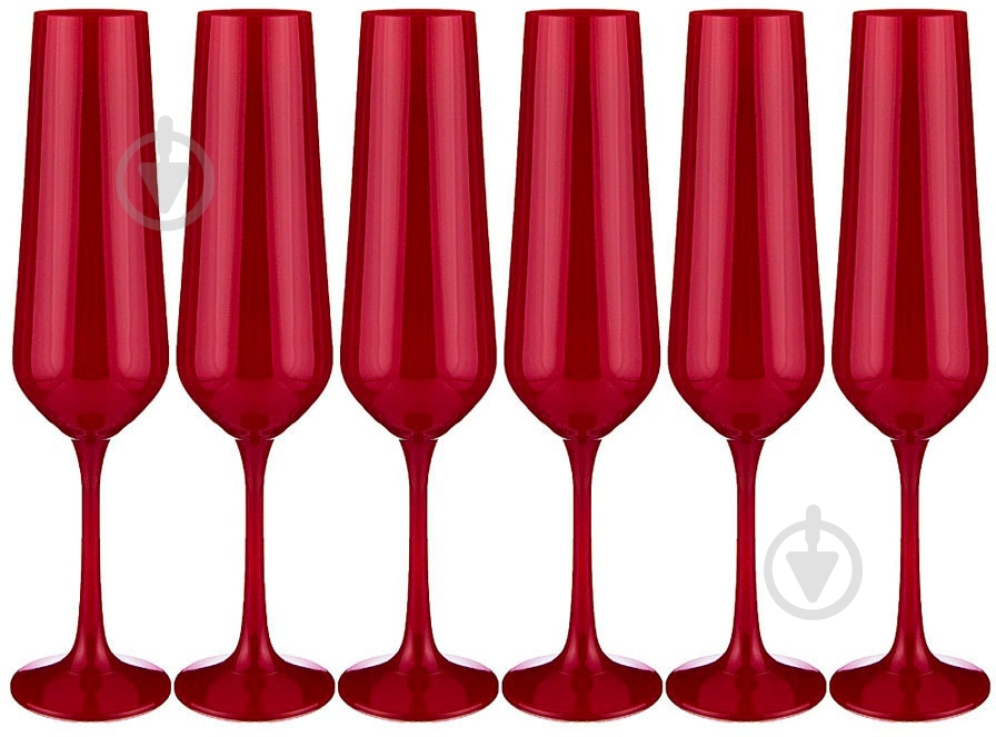 Набор бокалов для шампанского Bohemia Sandra 200 мл 6 шт. - фото 2 Набор бокалов для шампанского Bohemia Sandra 200 мл 6 шт. - фото 2