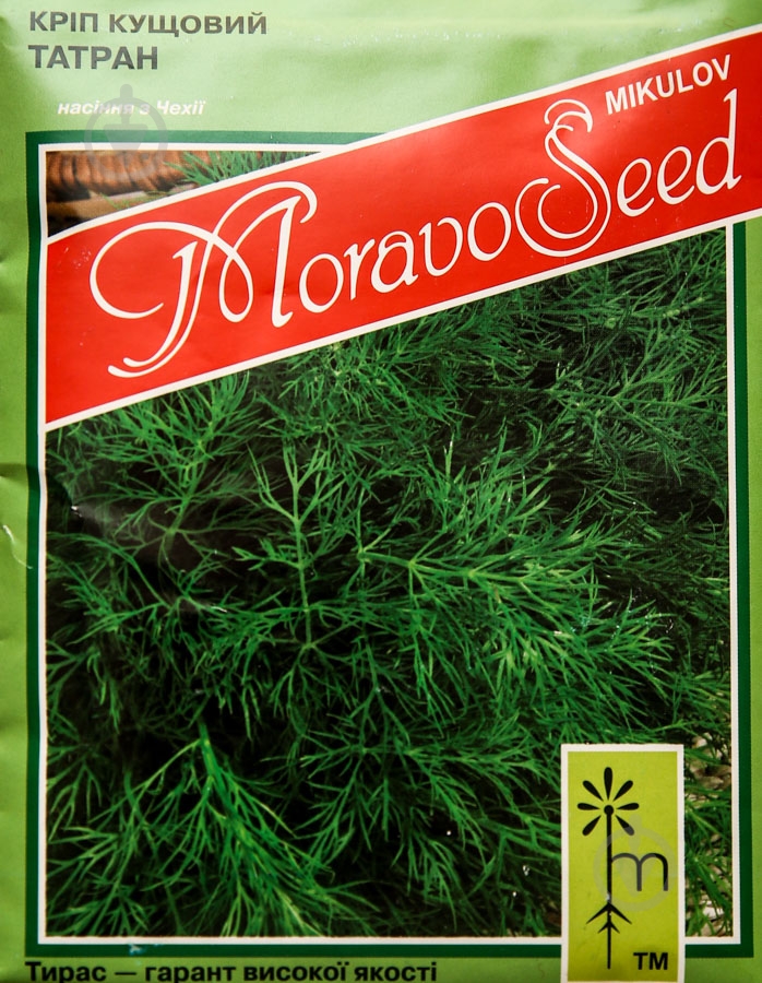 Семена укроп Татран 20 г MoravoSeeds - фото 1 Семена укроп Татран 20 г MoravoSeeds - фото 1