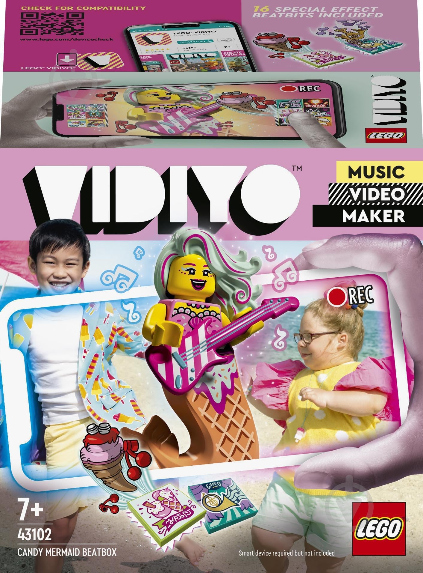 ᐉ Конструктор LEGO VIDIYO Candy Mermaid BeatBox (Куб битбокс