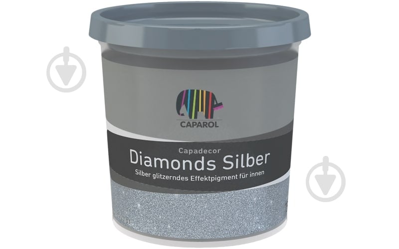 Глиттер Caparol Capadecor Diamоnds 75 г серебристый - фото 1