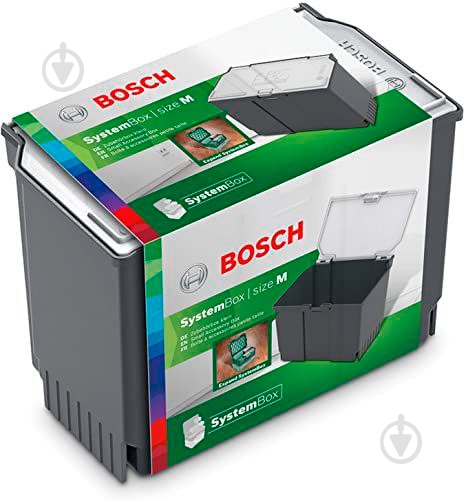 Коробка для мелких деталей Bosch SystemBox M (1/6) 1600A01V7P - фото 3 Коробка для мелких деталей Bosch SystemBox M (1/6) 1600A01V7P - фото 3