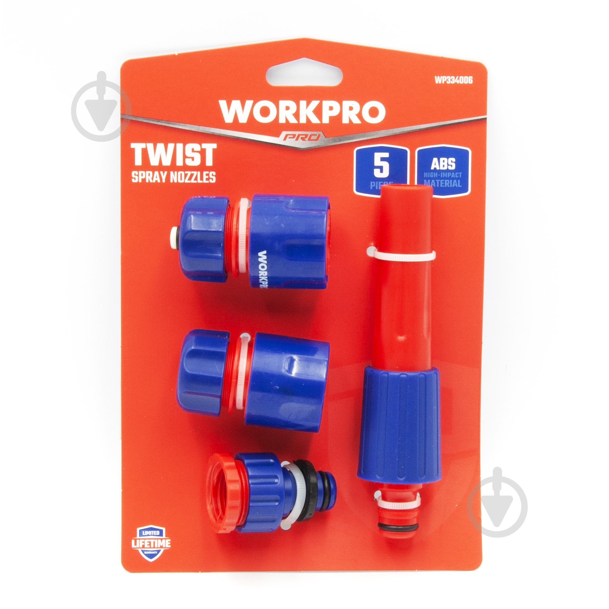 Набір з'єднань і розбризкувач WORKPRO 1/2" 3/4" PRO WP334006 - фото 1 Набір з'єднань і розбризкувач WORKPRO 1/2" 3/4" PRO WP334006 - фото 1