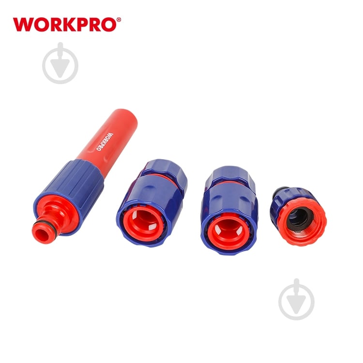 Набір з'єднань і розбризкувач WORKPRO 1/2" 3/4" PRO WP334006 - фото 3 Набір з'єднань і розбризкувач WORKPRO 1/2" 3/4" PRO WP334006 - фото 3