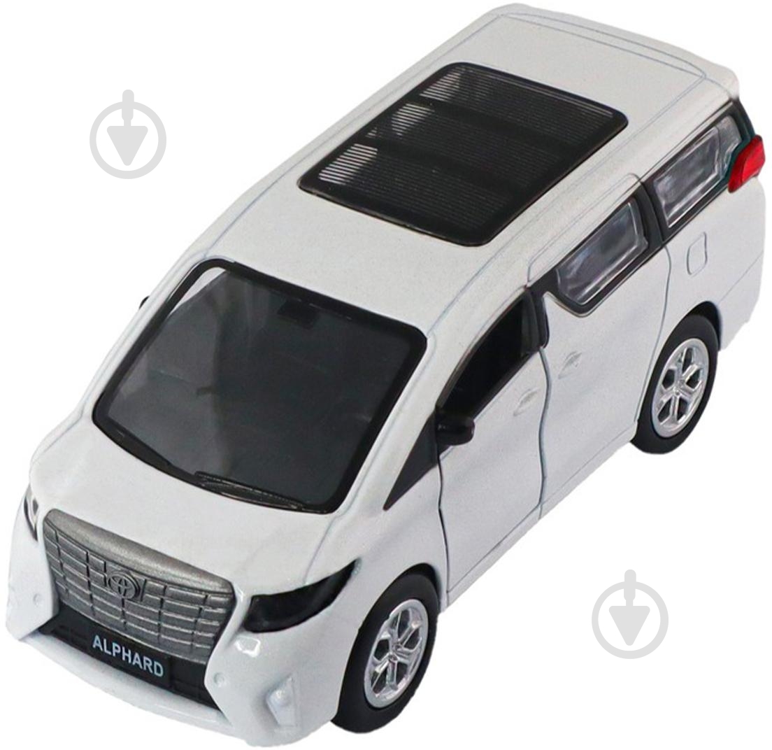Автомодель TechnoDrive 1:43 Toyota Alphard белый KM250419 - фото 1