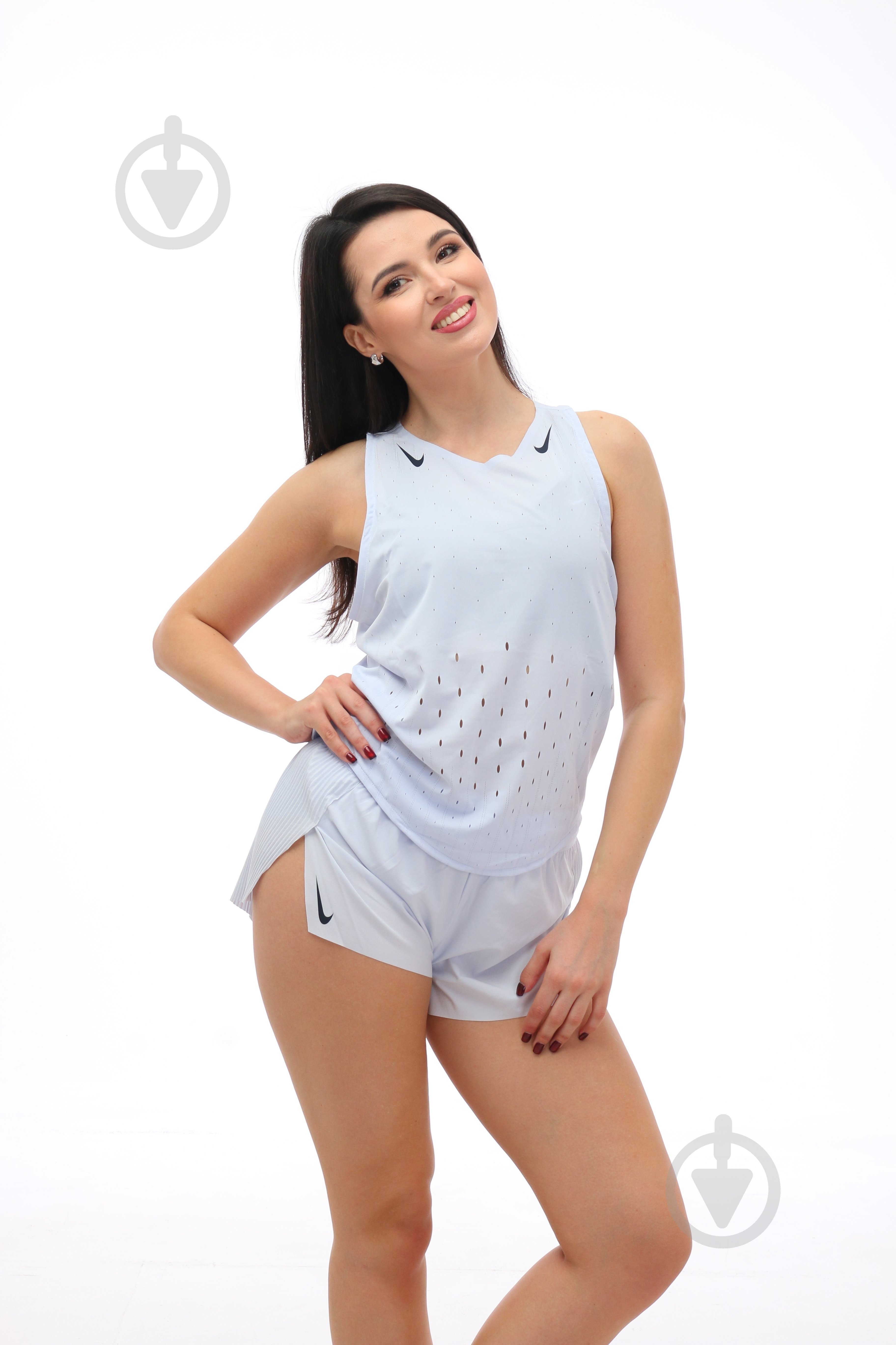 Шорты Nike NK ARSWFT DFADV MR 3IN SHORT FN2328-085 р. XS серый - фото 4
