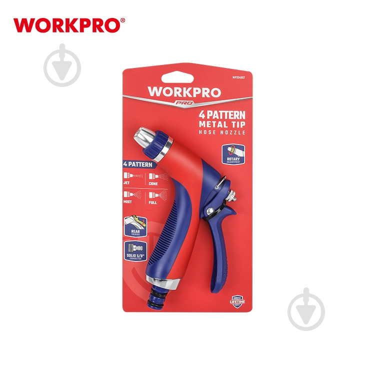 Пистолет-распылитель WORKPRO (3 режима) PRO WP334007 - фото 3 Пистолет-распылитель WORKPRO (3 режима) PRO WP334007 - фото 3