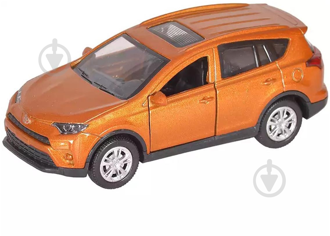 Автомодель TechnoDrive 1:43 Toyota RAV4 помаранчевий KM250422 - фото 1