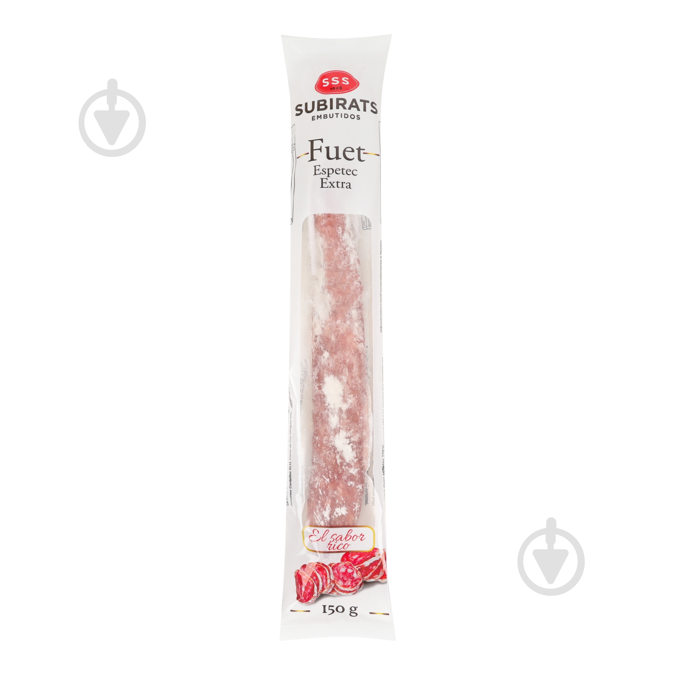 Колбаса Subirats Фуэт Сальями 150г в/уп - фото 1