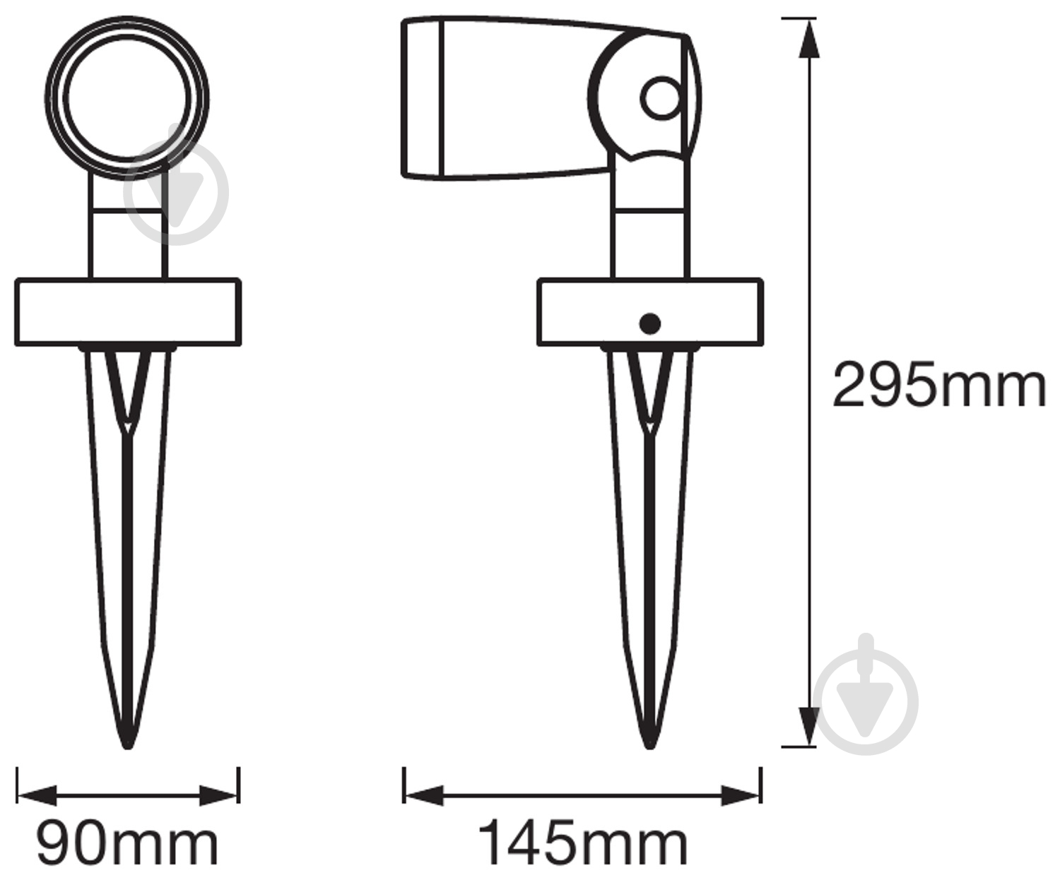 Світильник садовий Ledvance SMART+ WIFI GARDEN 1 Spot extension 4,5 Вт IP44 темно-сірий - фото 4