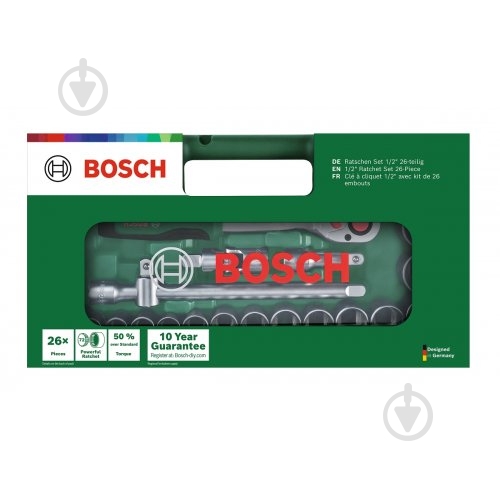 Трещотка трещеток Bosch 26 шт. 1600A039J7 - фото 2