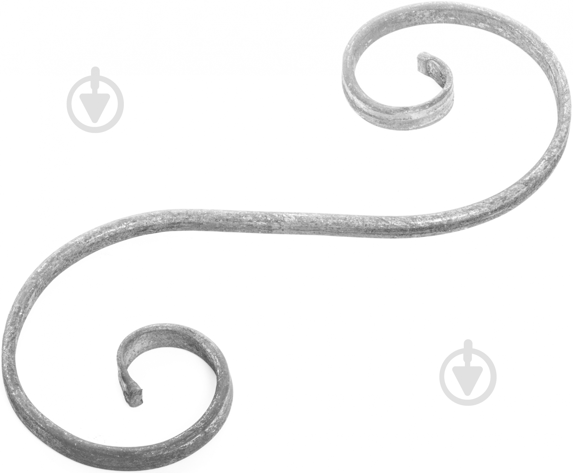 Завиток кованый симметричный 260х110 мм 02.073 - фото 2