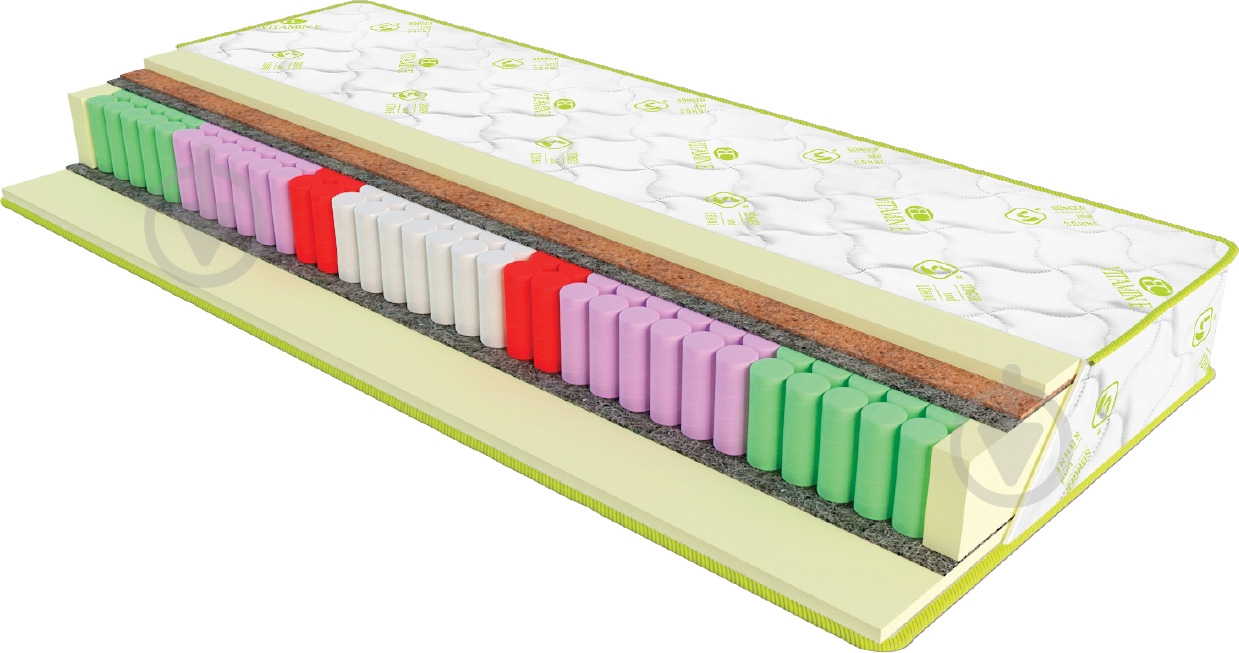 Матрас Berlin Vitamin E 140x200 см Songer und Sohne 140x200 см - фото 2