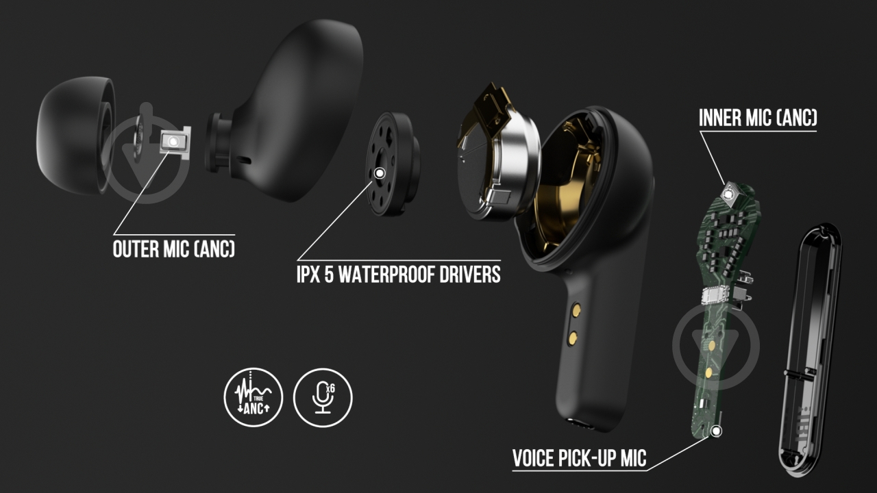 Bluetooth-гарнитура JBL Live Pro 2 black (JBLLIVEPRO2TWSBLK) - фото 7 Bluetooth-гарнитура JBL Live Pro 2 black (JBLLIVEPRO2TWSBLK) - фото 7