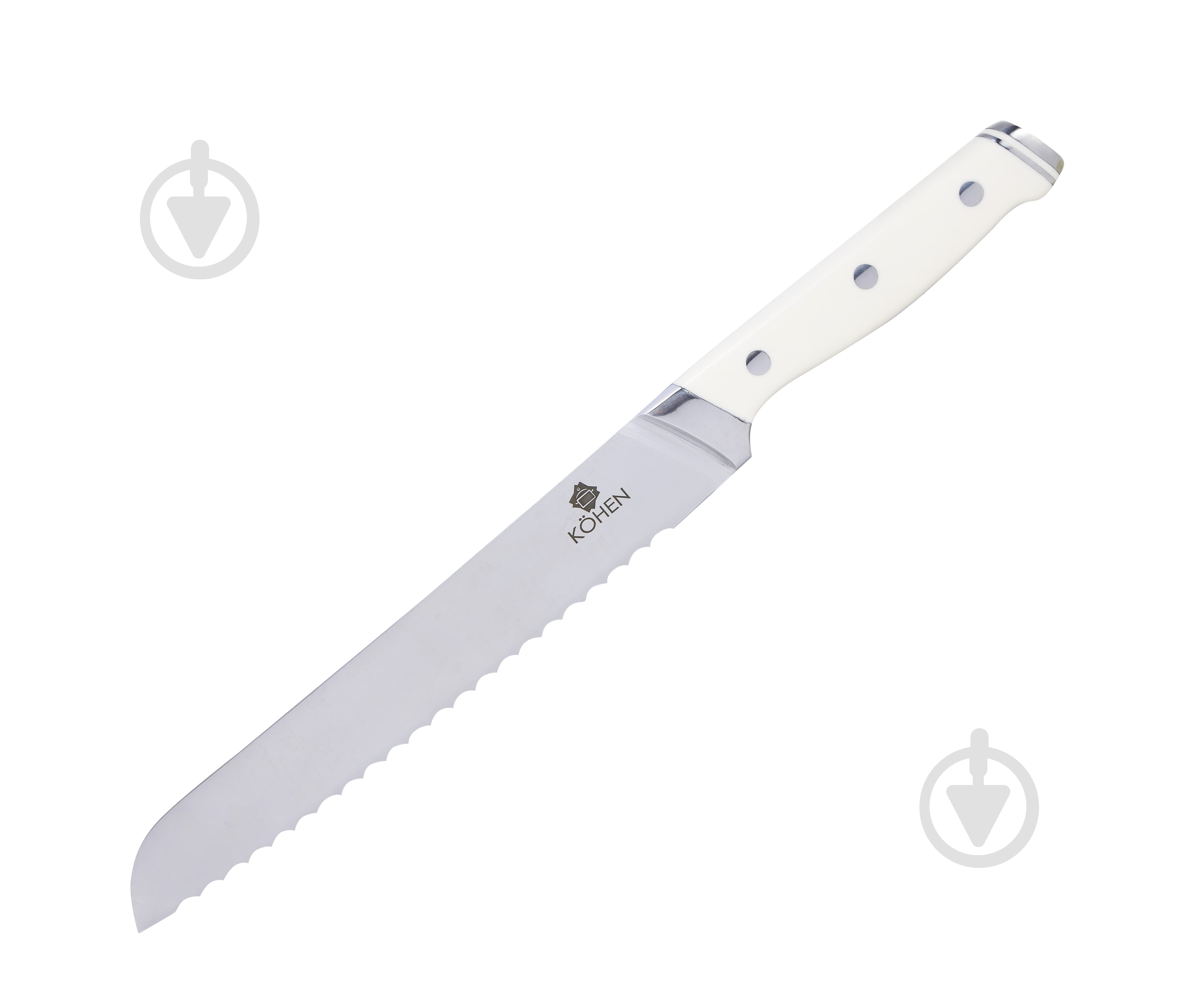 Нож для хлеба Kohen White Deluxe 21 см KN92003 - фото 1