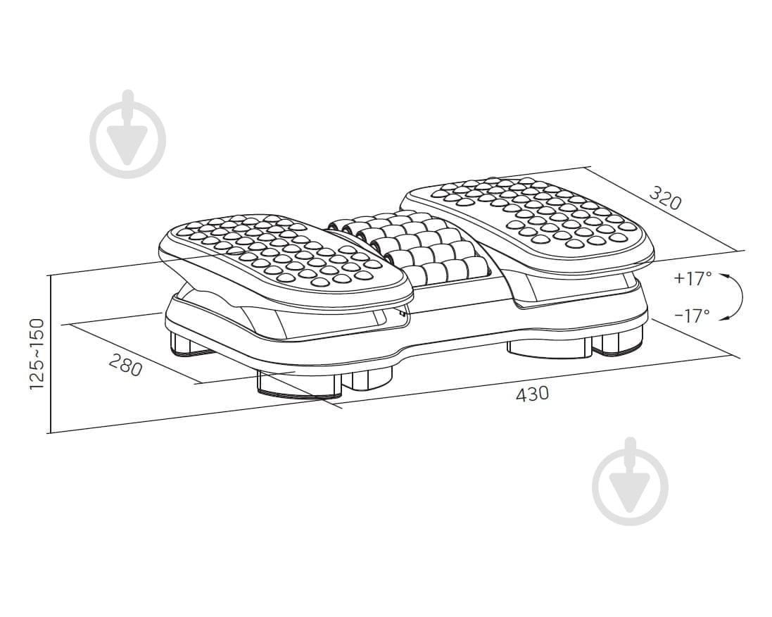 Подставка для ног OfficePro FR730 Black - фото 15