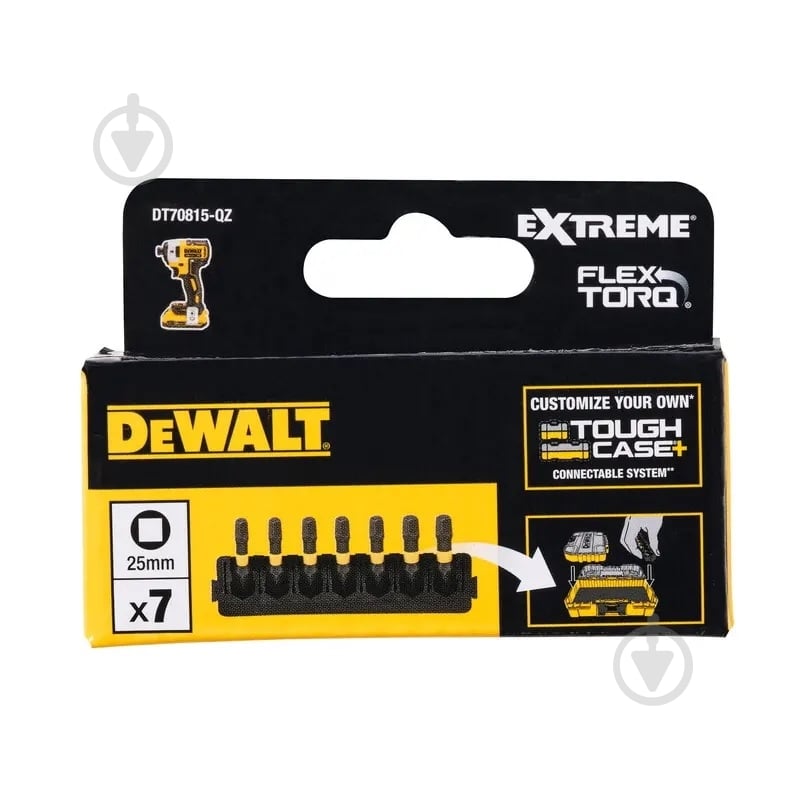 Набор бит DeWalt FlexTorq 7 шт. DT70815 - фото 2
