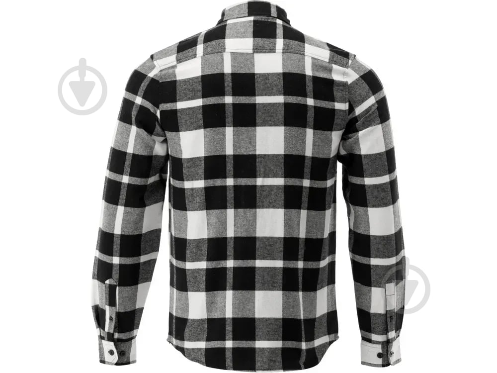 Сорочка YATO фланелева, 79см х 56см YT-78814 р. L чорно-білий - фото 2