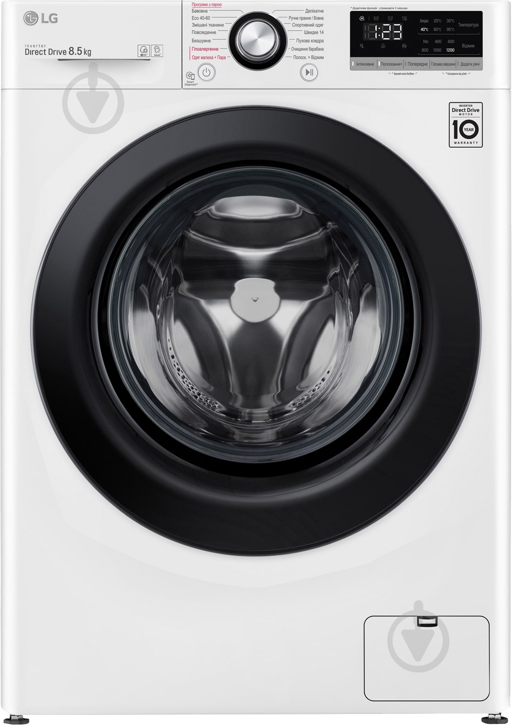 Пральна машина LG F2V3GS6W - фото 3 Пральна машина LG F2V3GS6W - фото 3