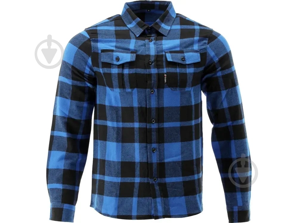 Рубашка YATO фланелевая, 82см х 62см YT-78810 р. 2XL сине-черный - фото 1