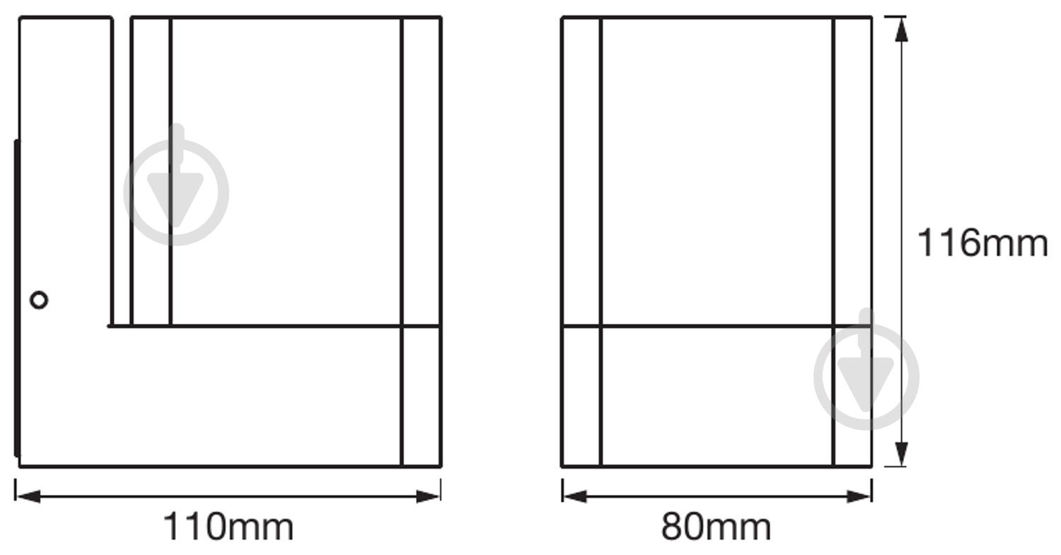 Бра Ledvance Smart + Wifi Cube Wall 9,5 Вт IP44 темно-серый AC260200055 - фото 5