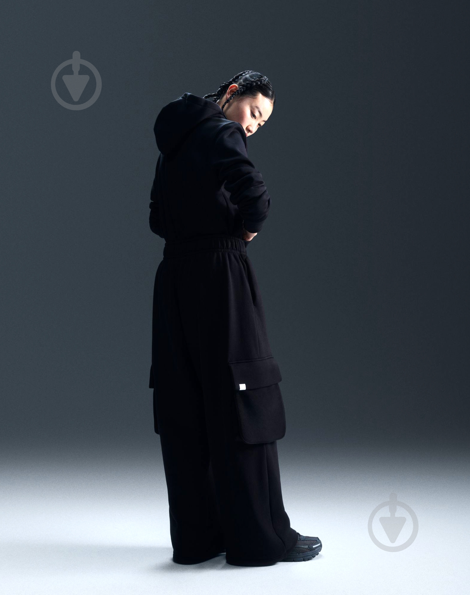 Джемпер Nike NSPHNX FLC STD PO HOODIE HF6839-010 р.L черный - фото 6 Джемпер Nike NSPHNX FLC STD PO HOODIE HF6839-010 р.L черный - фото 6