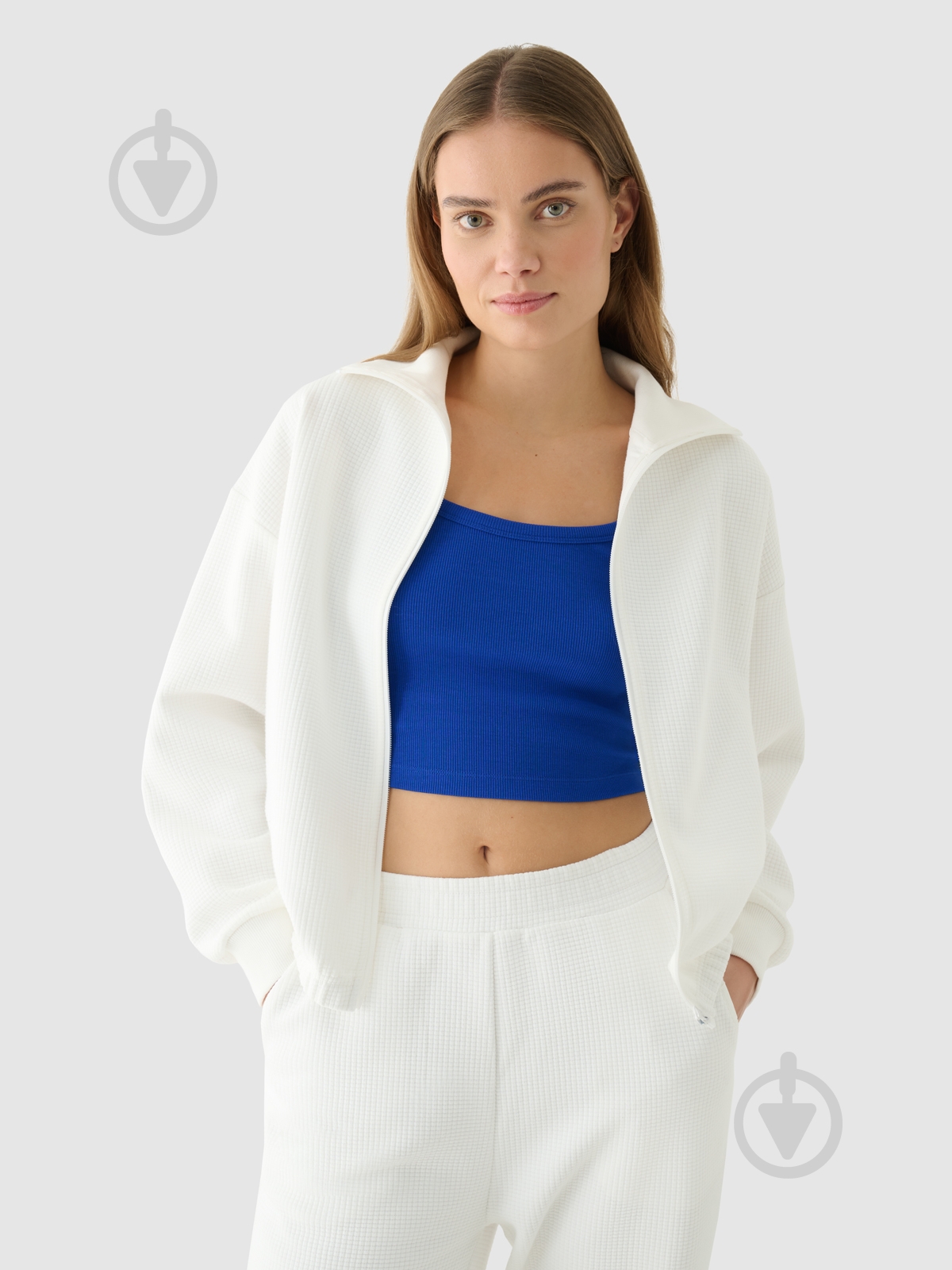 Джемпер 4F 4FJRAW24TTROM1175-32S р. S белый - фото 3 Джемпер 4F 4FJRAW24TTROM1175-32S р. S белый - фото 3