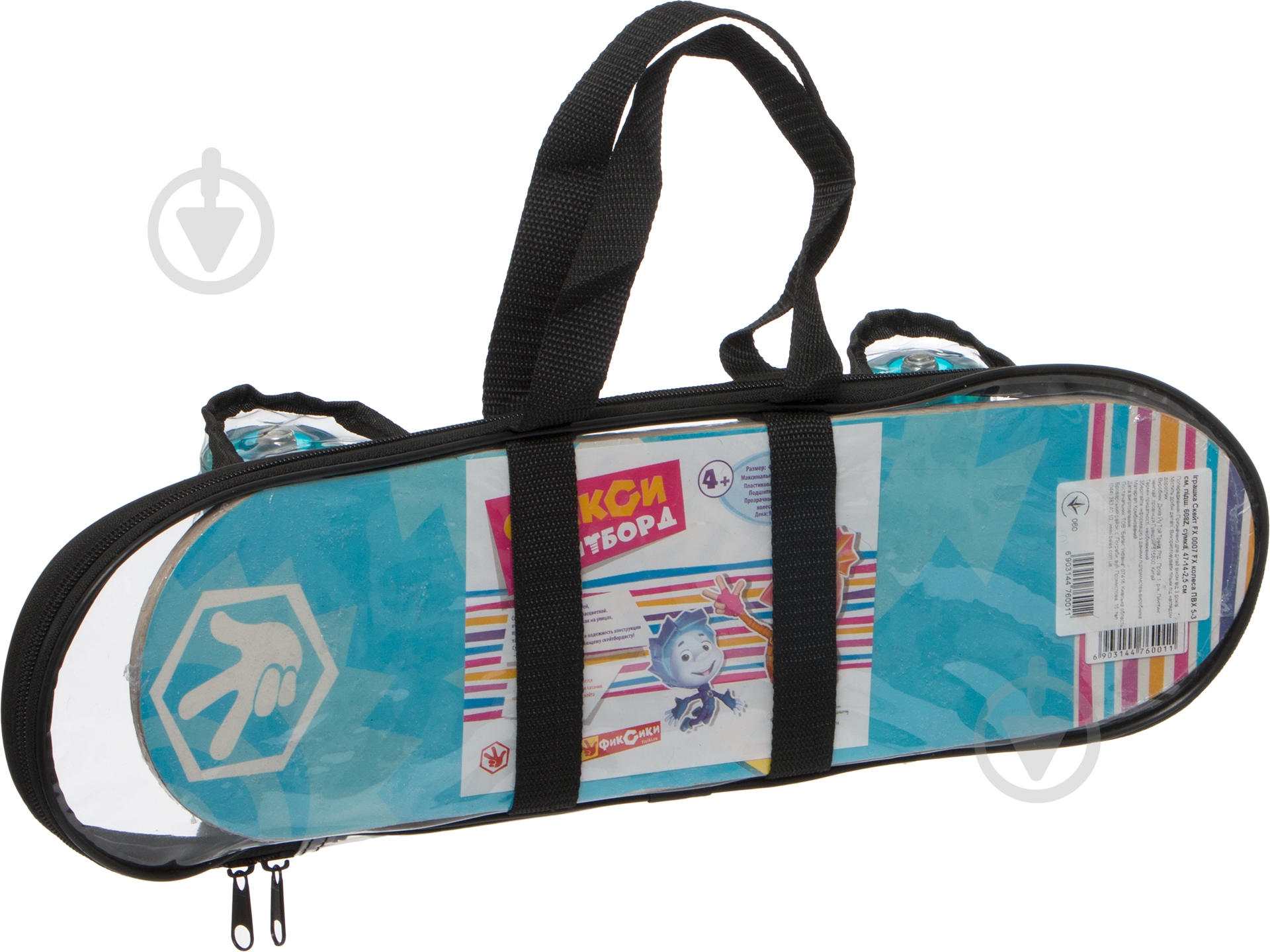 Скейтборд Фиксики FX 0007 FX 0007 голубой - фото 4