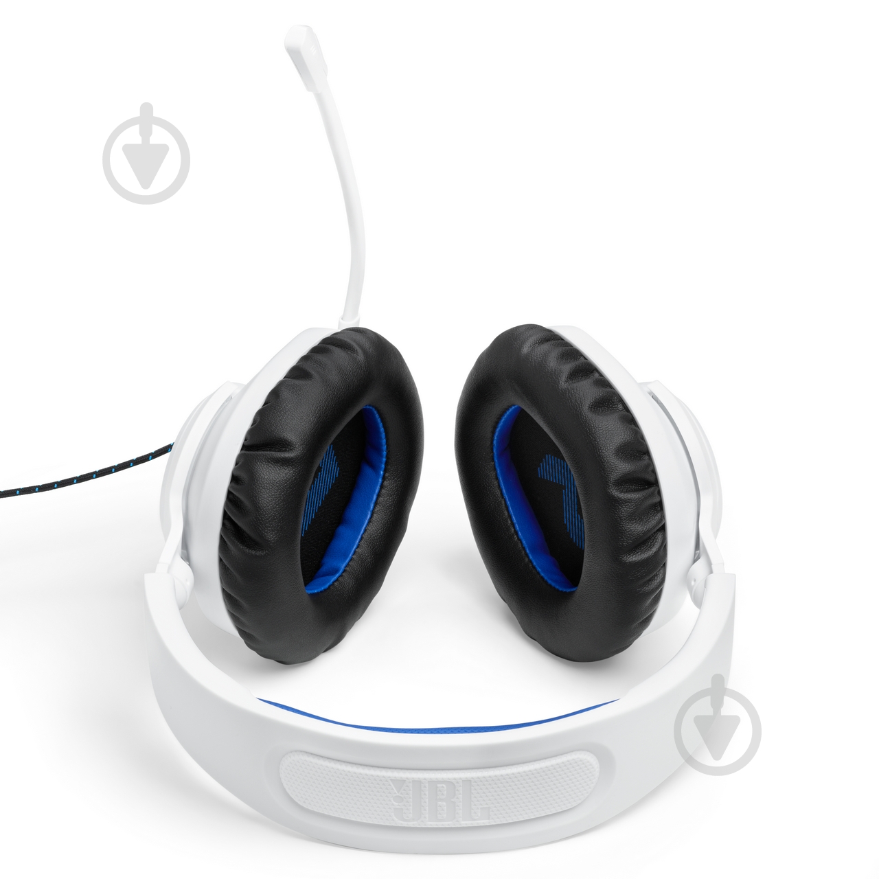 Гарнитура игровая JBL Quantum 100P Console white/blue (JBLQ100PWHTBLU) - фото 5