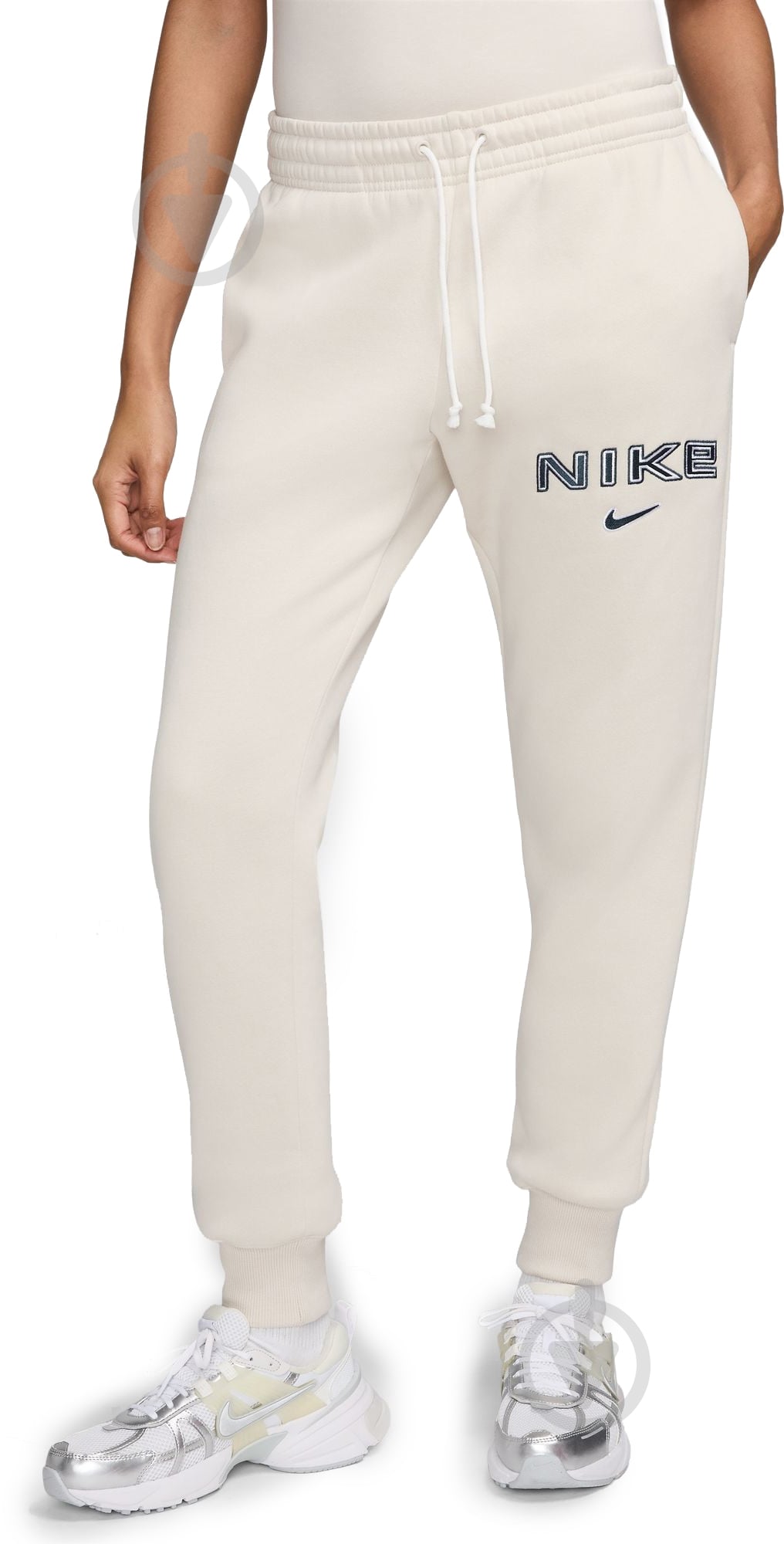 ᐉ Штани Nike NSPHNX FLC MR STD LOGO PNT HM9757-104 р. M бежевий