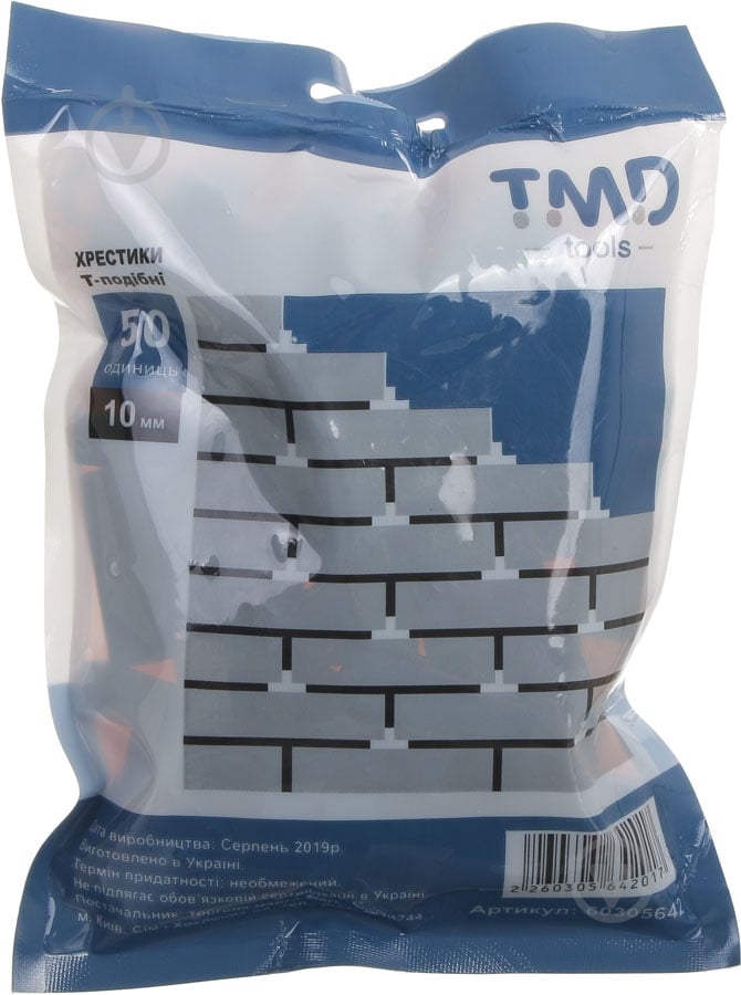 Крестики для плитки Т-образные TMD 10 мм 50 шт./уп - фото 2