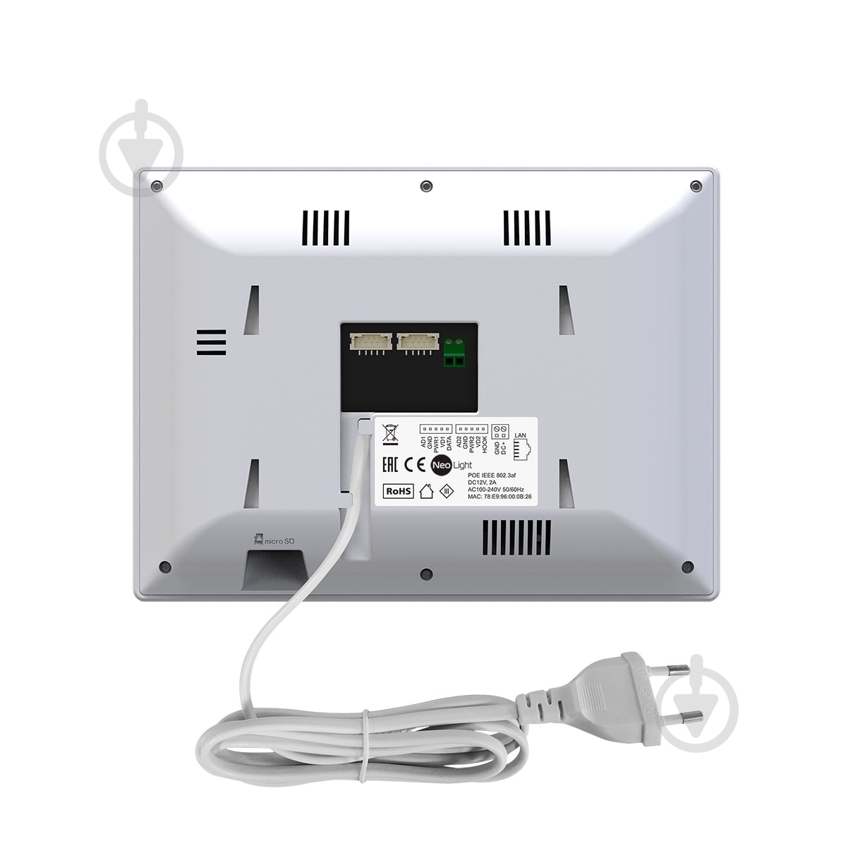 Комплект видеодомофона NeoLight NeoKit 8 WF Pro Black - фото 12