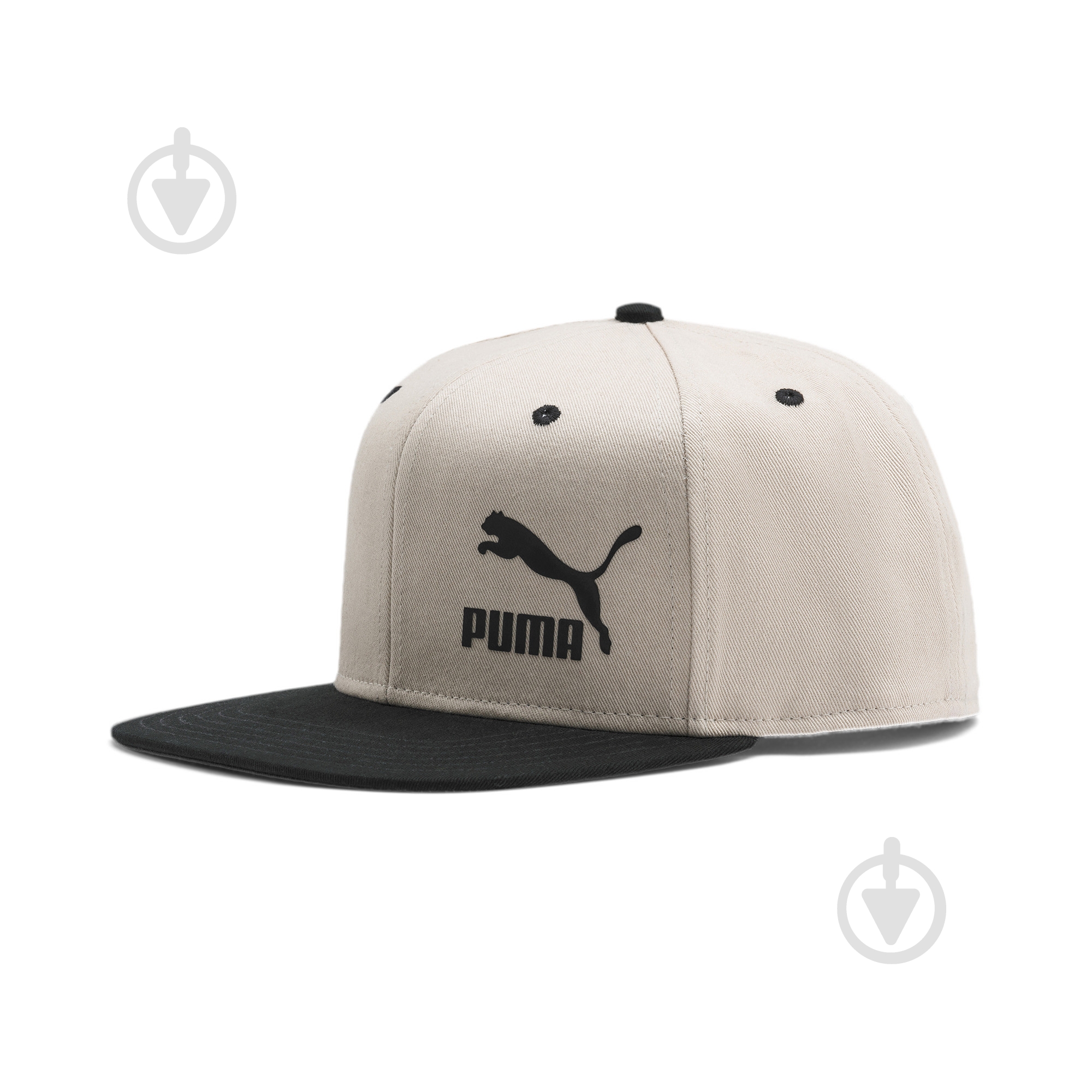 Бейсболка Puma LS ColourBlock Cap 2255202 OS бежевый - фото 1