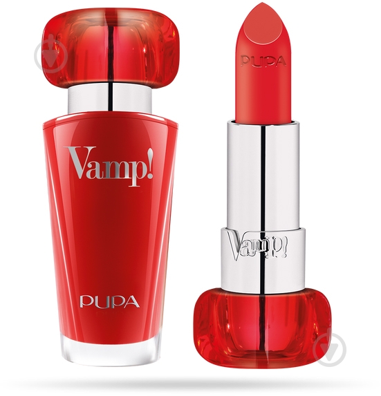 Помада губная Pupa Vamp! Lips Plumping №305 True Orange 3,5 г - фото 1