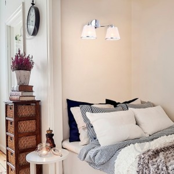 Бра Strotskis Cornetto 2x40 Вт E14 хром 60094/2 - фото 5