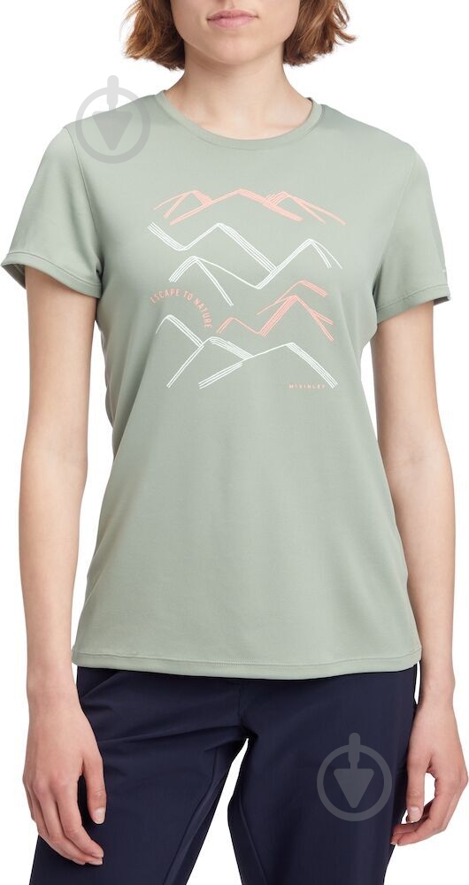 Футболка McKinley Fabi W 427176-681 р.L зелений - фото 1