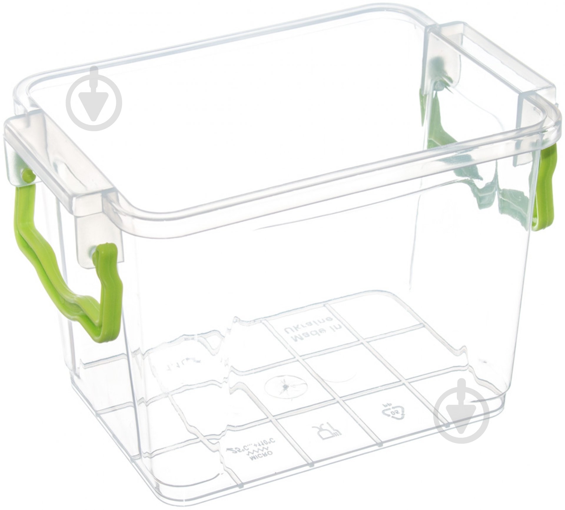 Контейнер для зберігання із кришкою Ал-Пластик №10 (харчовий пластик) 115x110x165 мм - фото 3