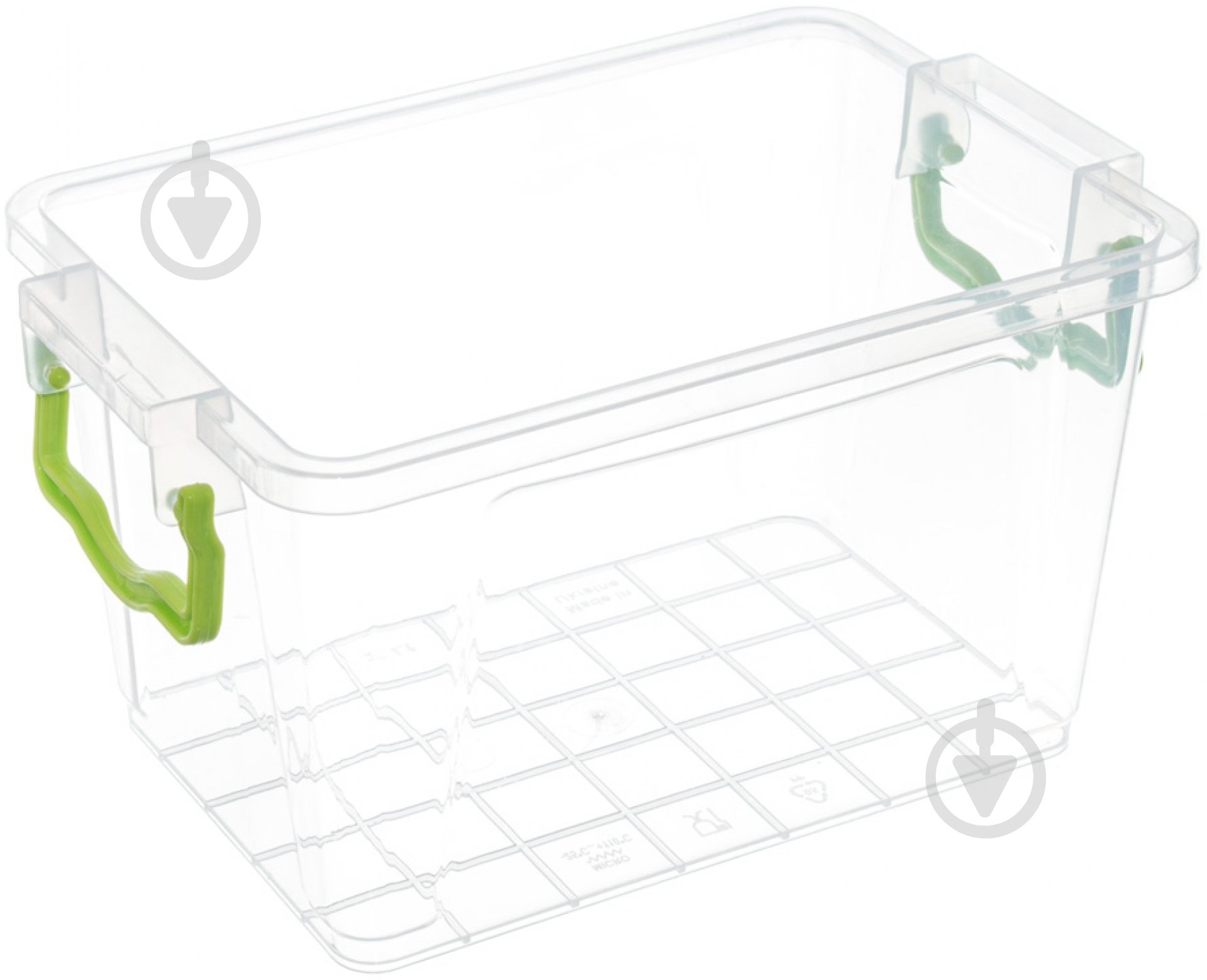 Контейнер для зберігання із кришкою Ал-Пластик №12 (харчовий пластик) 141x212x126 мм - фото 3