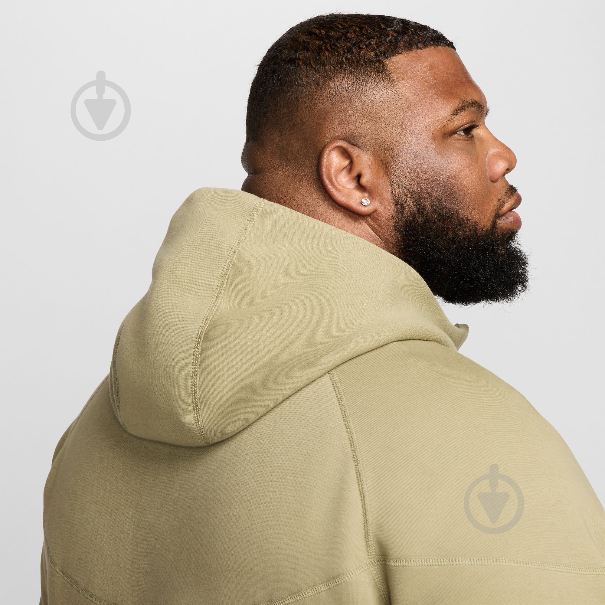 ᐉ Джемпер Nike M NK TCH FLC FZ WR HOODIE FB7921-277 р.M бежевий