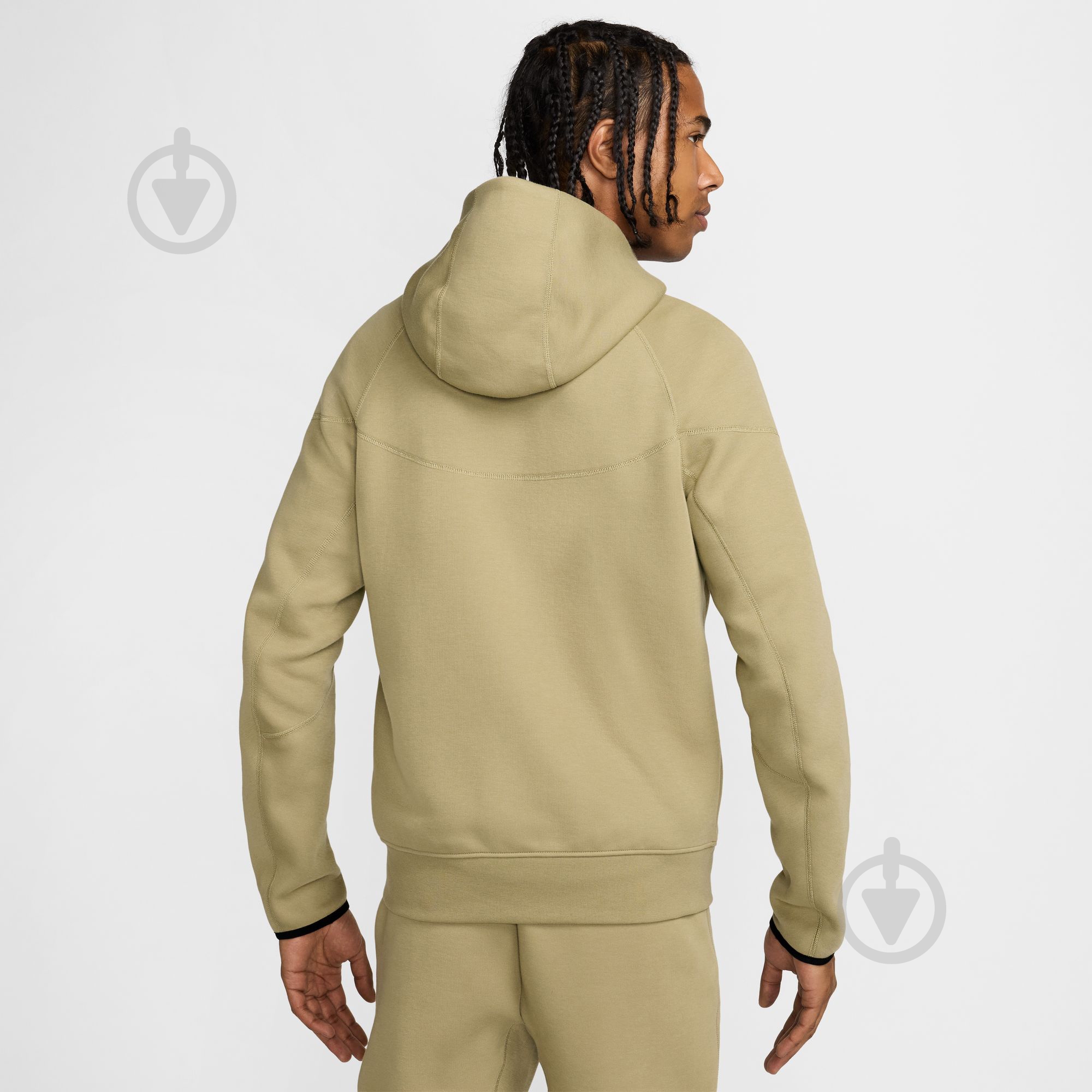 ᐉ Джемпер Nike M NK TCH FLC FZ WR HOODIE FB7921-277 р.M бежевий